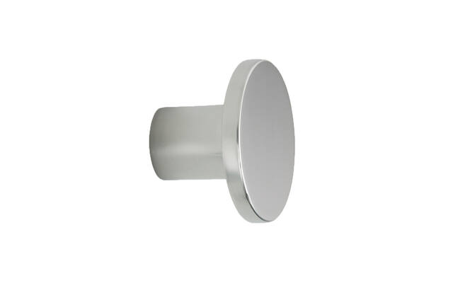 Meubelknop Como rond 26 H-18mm Mat chroom