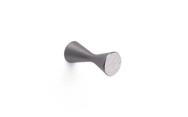 Kapstokhaak Diabolo rond 21mm H-50mm Antraciet
