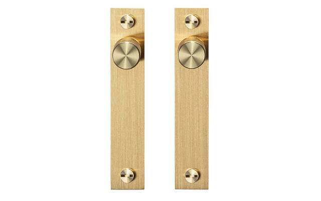 B+P Meubelknop Cross met plaat rond 20mm