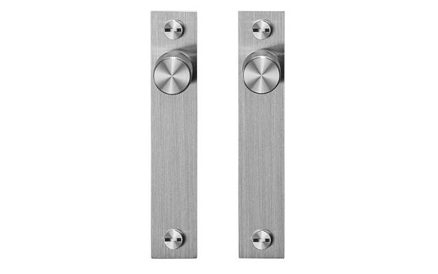 B+P Meubelknop Cross met plaat rond 20mm