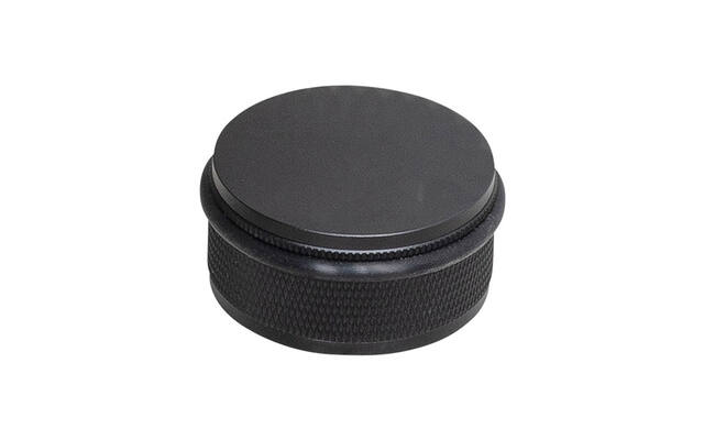 Deurstop vloer Cross Zwart diamond-cut 50mm