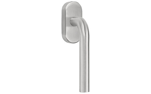 Draaikiep raamkruk RVS Verona 19mm x 135mm