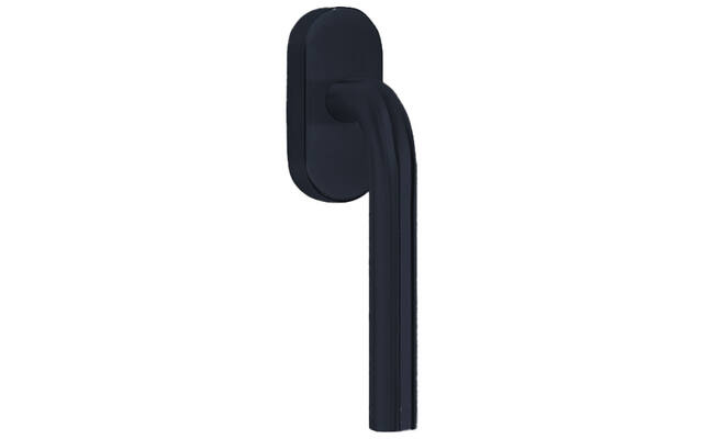 Draaikiep raamkruk Gunmetal PVD Verona 19mm x 135mm