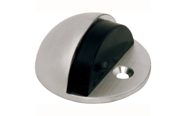 Deurstopper Mat nikkel gelakt halfrond Rond 46mm