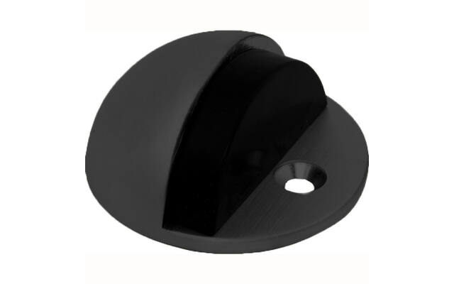 Deurstopper Zwart halfrond Rond 46mm