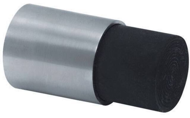 Deurstopper RVS rond 25mm wandmontage 48mm