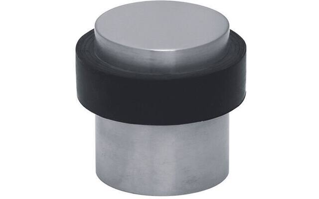 Deurstopper RVS Cilinder plat  39mm