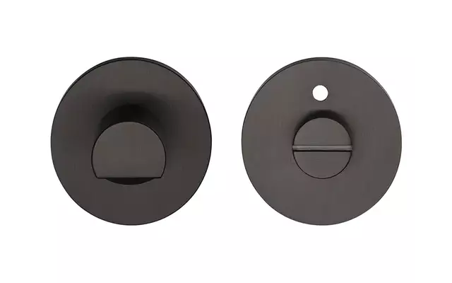 WC-sluiting Zwart PVD Formani Gensler Rivio GLWC53 rood-wit indicatie rond 53mm