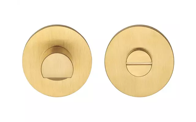 WC-sluiting Mat goud PVD Formani Gensler Rivio GLWC53-ZI rond 53mm