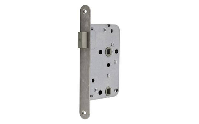 Insteek Magneet wc-badkamerslot WC63 RVS doornmaat 50 1200 serie 174x20mm, hoogwaardig slot