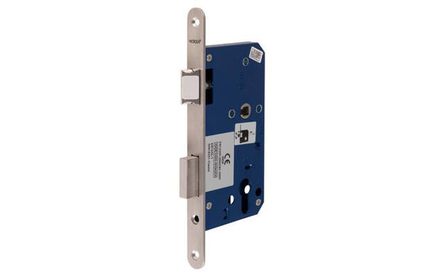 Insteek dag- en nacht cilinderslot PC72 RVS doornmaat 60, afgerond, 235x20mm