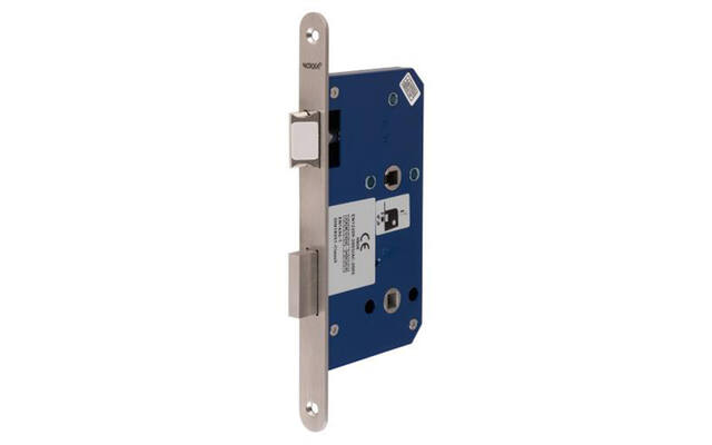 Insteek wc-badkamerslot WC72 RVS doornmaat 60, afgerond 235x20mm