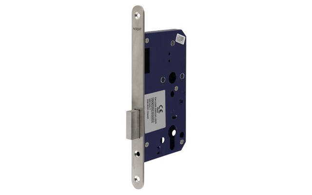 Insteek kastslot cilinder RVS doornmaat 60, afgerond 235x20mm