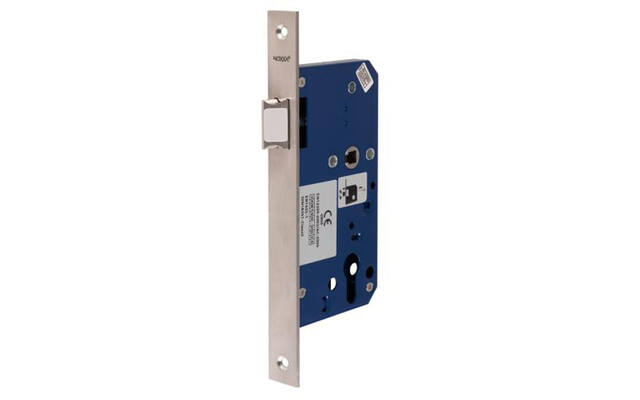 Insteek loopslot RVS doornmaat 60, rechthoekig 235x20mm