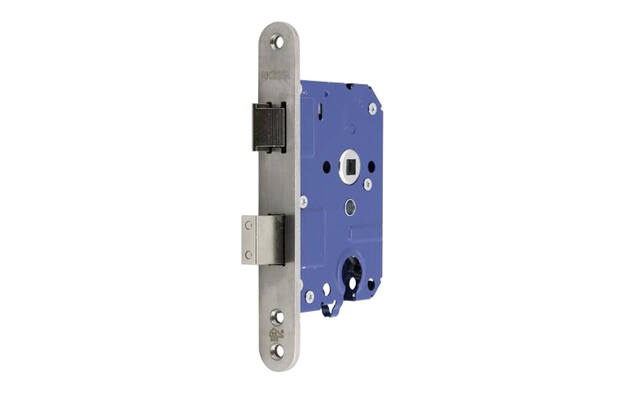 Veiligheidsinsteekslot SKG2 PC55 RVS doornmaat 50, LS/RS Afgerond. 174x25mm
