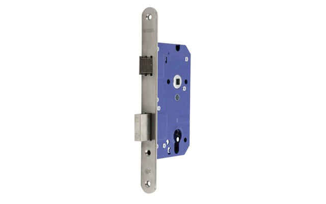 Veiligheidsinsteekslot SKG2 PC72 RVS doornmaat 50, LS/RS Afgerond 238x25mm