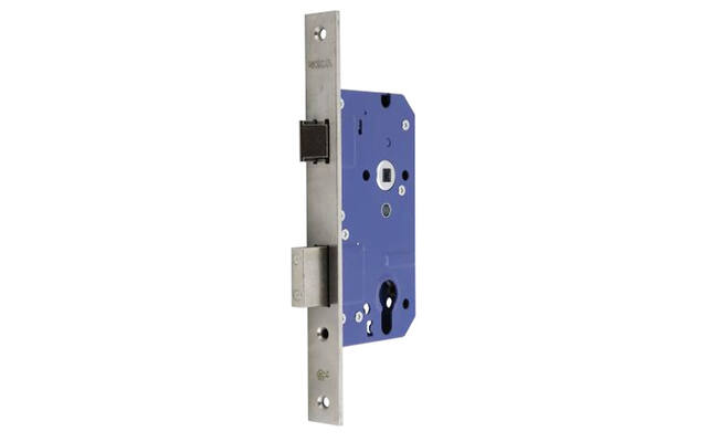 Veiligheidsinsteekslot SKG2 PC72 RVS doornmaat 50, LS/RS Rechthoek 238x25mm, hoogwaardig slot