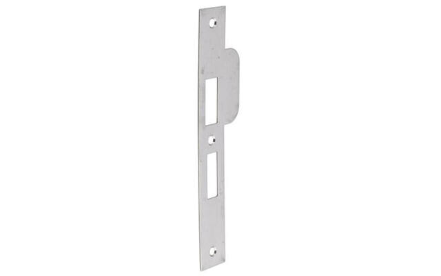 Sluitplaat RVS Din rechts rechthoekig PC55, 196x29mm