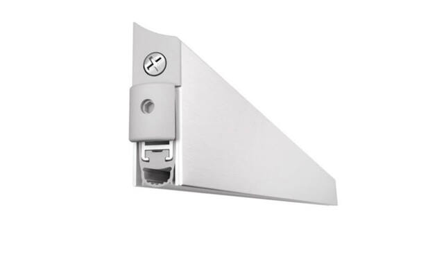 Valdorpel opbouw Wit lengte 930mm, inkortbaar 150mm, geluid (47dB) en brandwerend (60 Minuten) Noxxa