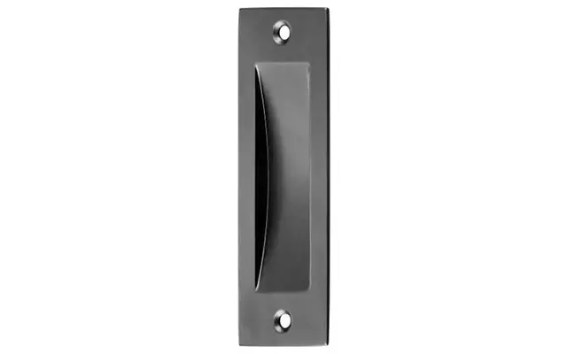 Schuifdeurkom Rechthoek Zwart aluminium 120x40mm