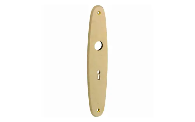 Langschild messing antiek Elips 232x45mm SL56