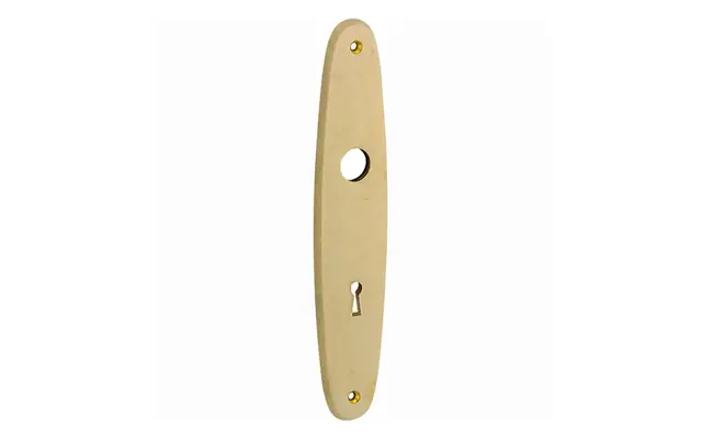 Langschild messing antiek Elips 232x45mm SL72