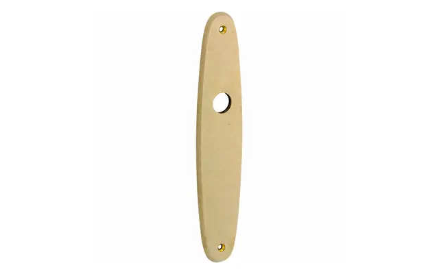 Langschild messing antiek Elips 232x45mm Blind