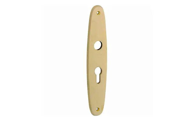 Langschild messing antiek Elips 232x45mm PC55