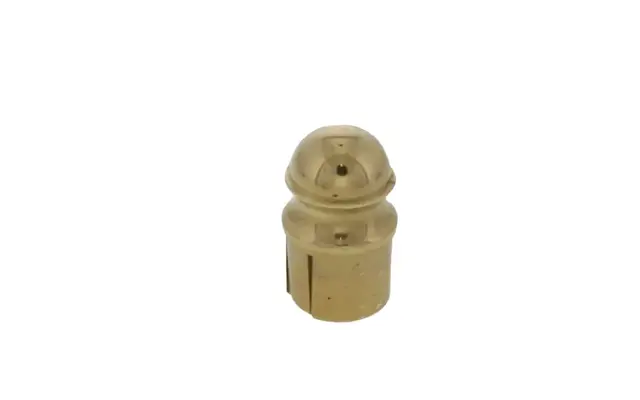 Eindknop Messing Piril voor roede 19 mm