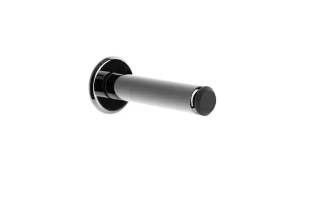 Deurstopper Fase Zwart nikkel PVD wandmodel
