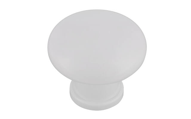 Meubelknop wit kunststof 32mm 32x32x27mm