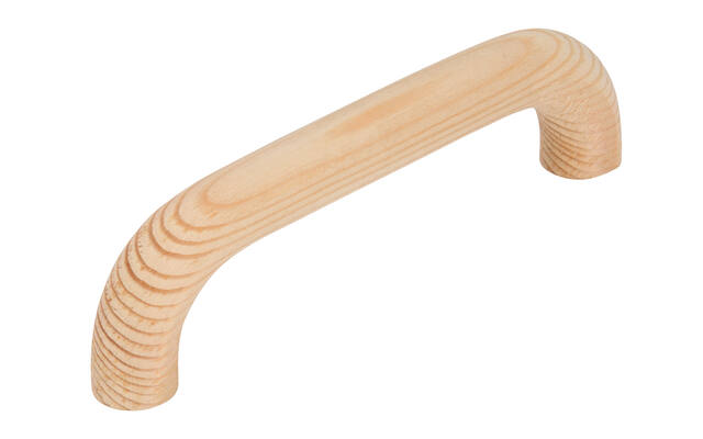 Meubelgreep grenen hout 96mm 108x13x30mm