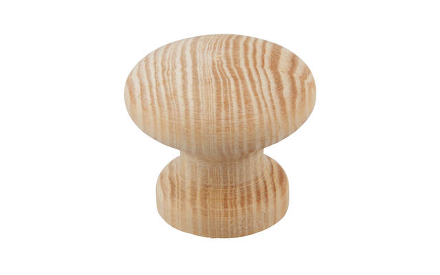 Meubelknop grenen hout 30mm 30x30x26mm