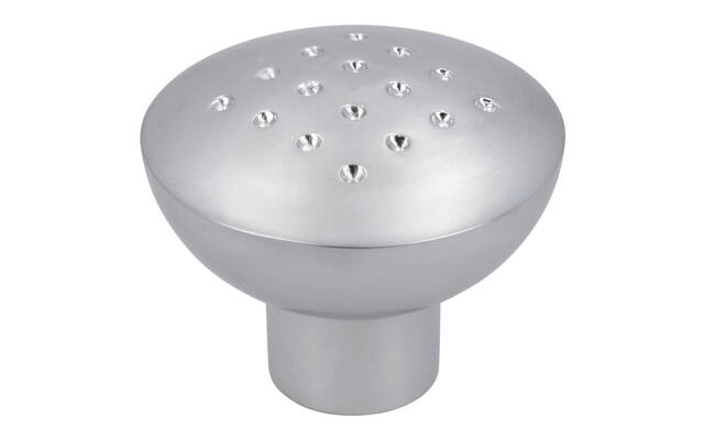 Meubelknop mat chroom 34mm 33x33x27mm