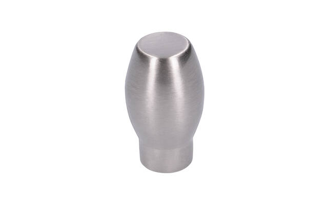 Meubelknop RVS look 15mm 16x16x26mm