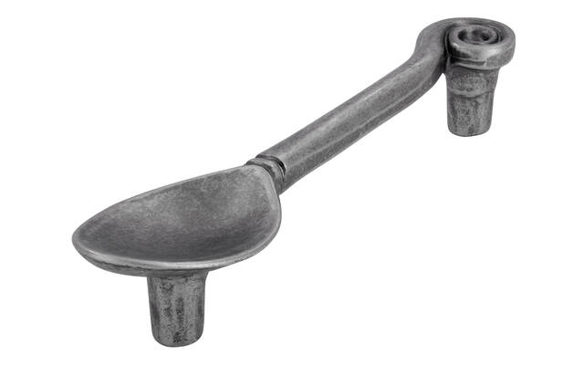 Meubelgreep tin look lepel 96mm 125x30x25mm