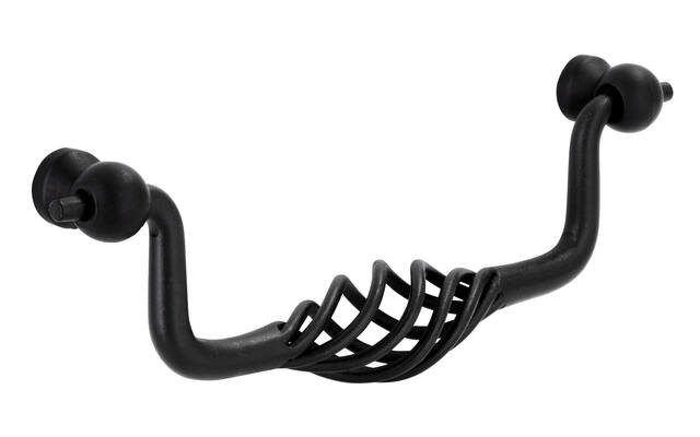 Meubeltrekker zwart Cage 128mm 149x50x30mm