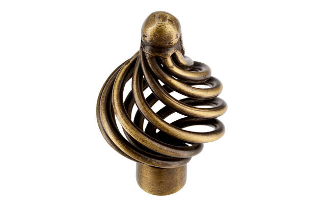 Meubelknop brons look Cage 34mm 34x34x53mm