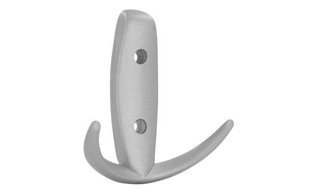 Jashaak aluminium look zamac dubbel 80x73x30mm