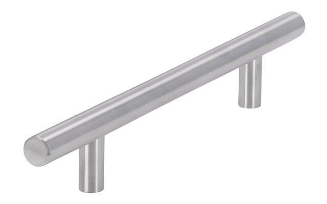 Meubelgreep RVS T-model 128mm 208x12x32mm