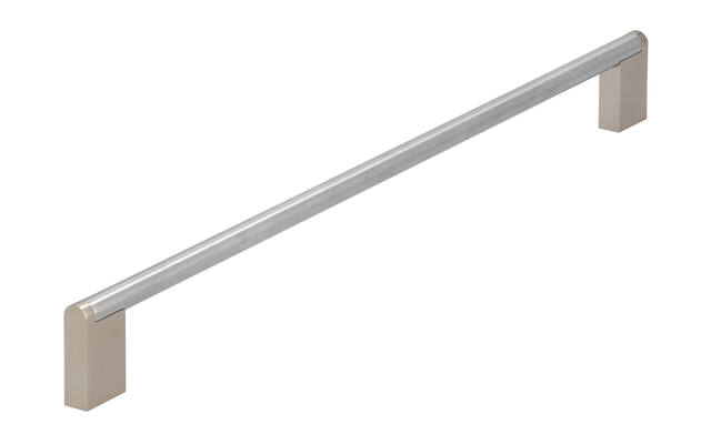 Meubelgreep RVS 352mm zamac voeten 372x10x38mm