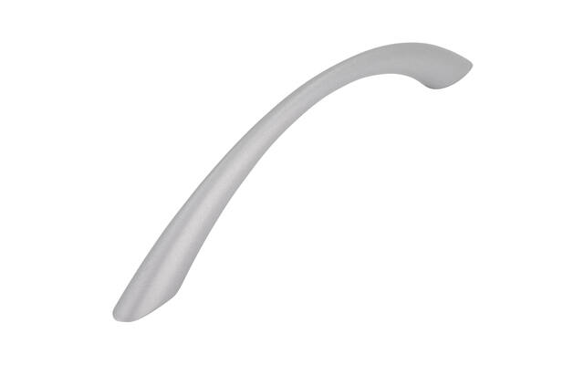 Meubelgreep aluminium look boog 128mm 163x10x28mm