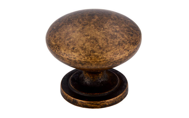 Meubelknop brons look 33mm 32x32x28mm