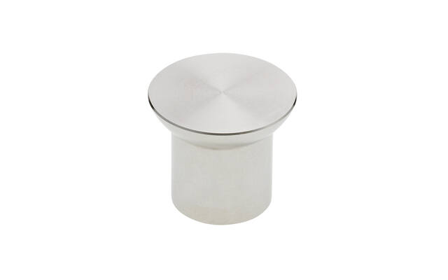 Meubelknop RVS Solid 25mm 25x25x21mm