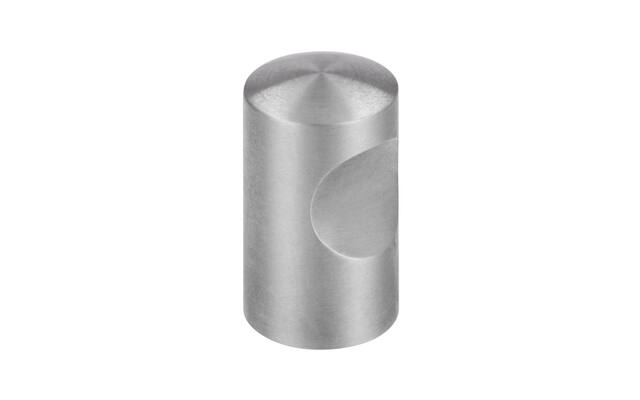 Meubelknop RVS 15mm 15x15x26mm