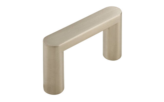 Meubelgreep RVS look zamac U-model 32mm 40x8x24mm