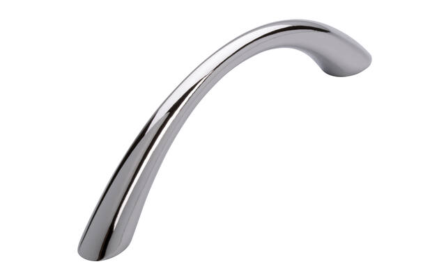 Meubelgreep chroom boog 96mm 113x11x27mm