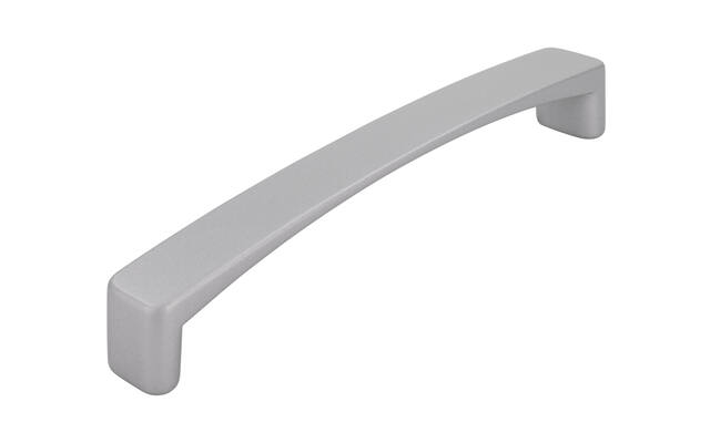 Meubelgreep aluminium look 128mm 136x16x23mm
