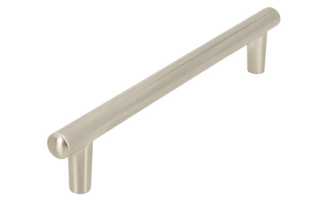 Meubelgreep RVS look T-model 128mm 157x10x28mm
