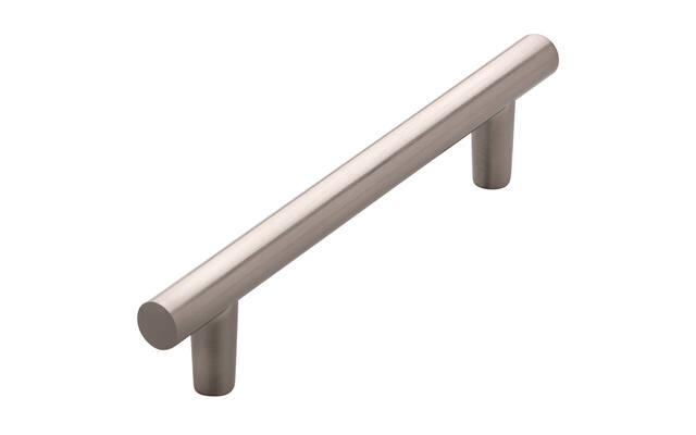 Meubelgreep RVS look T-model 96mm 135x10x27mm